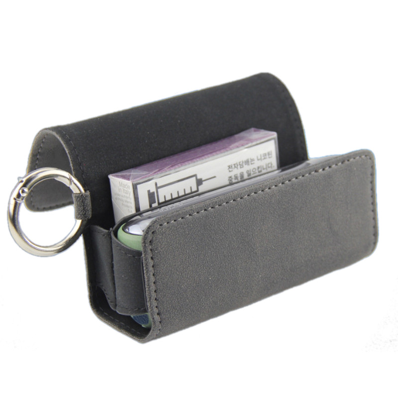 5 Colors Flip Bag for Iqos Iluma Case Pouch Holder Double Book Wallet Leather Cover for IQOS 4 Iluma