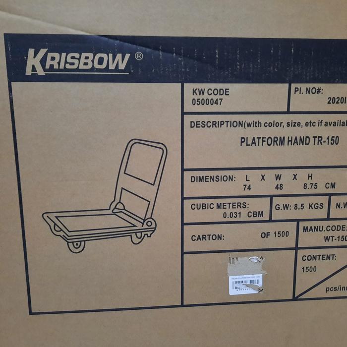 troli barang trolley barang krisbow