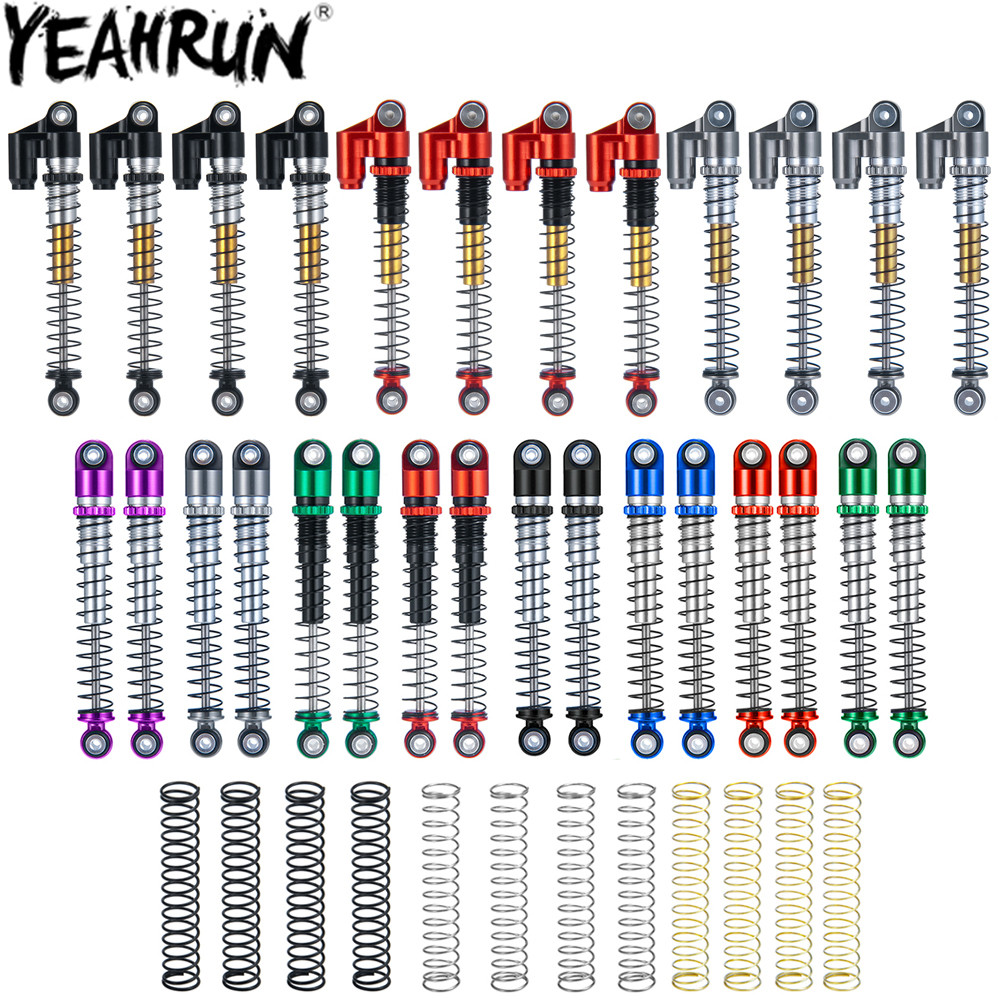 Yeahrun Axial Scx24 Shock Absorber Damper Lengthened 48Mm For 1/24 Rc Crawler Car 90081 Axi0001 002