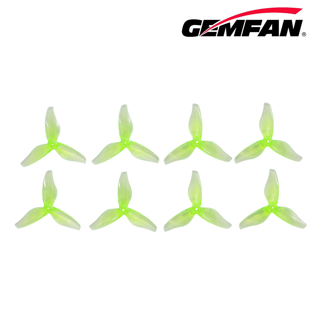 4Pairs(Cw+Ccw) Gemfan Hurricane 2023S 2X2.3 2 Inch 3-Blade Propeller 3 Holes For 1105-1108 Motor Rc