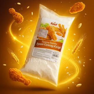 Kaef Tepung Bumbu Marinasi Crispy 600 Gram - Tepung Bumbu Ayam Goreng Crispy