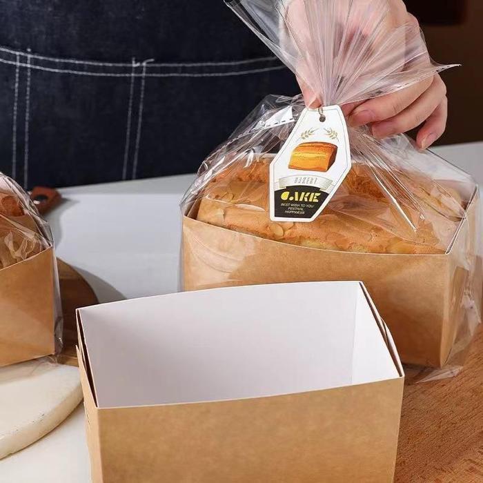 Paper Cup + Plastik Set Isi 10Pcs / Plastik Packaging Cake / Packing Kue