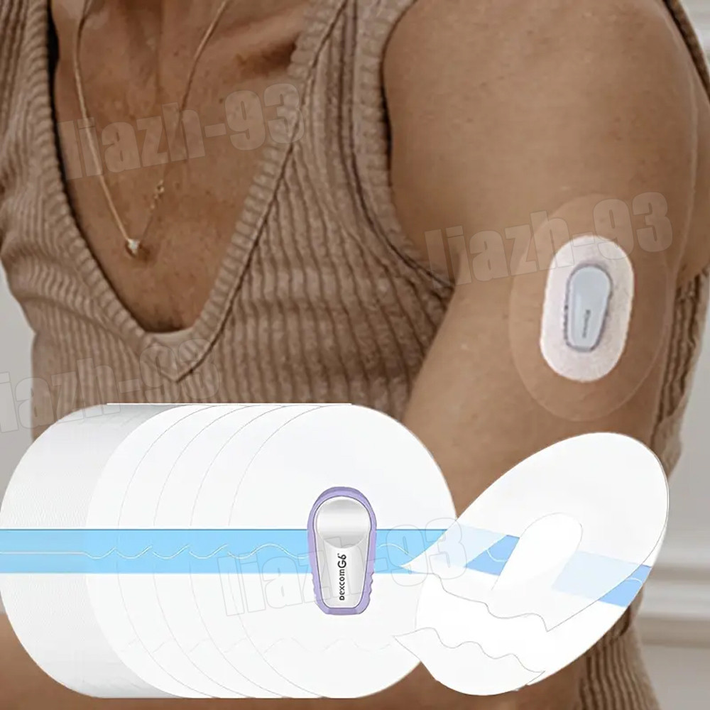 20pcs Waterproof Shower Patch Transparent Adhesive Patches for Dexcom G6 Sensor Transparent Stickers
