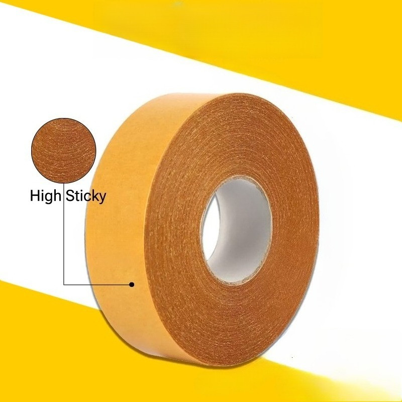 2pcs Double Sided Fabric Tape Heavy Duty Mounting Tape Super Sticky Body Tape with Fiberglass Mesh