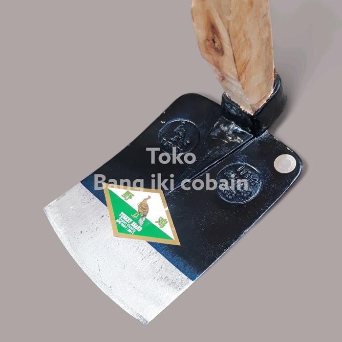 Cangkul Baja Cap Ayam Jago Asli Pacul Baja Gagang Kayu