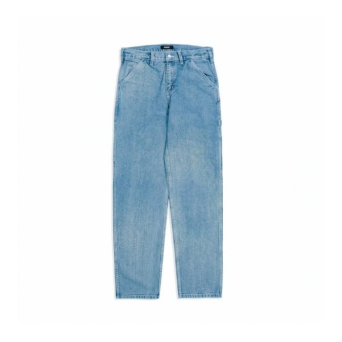 hez3- Vearst Painter Pants Shaman Light Blue White Yarn Celana Jeans Pria Panjang