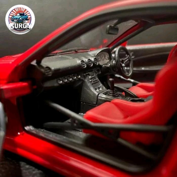 MINIATUR DIECAST MOBIL NISSAN SILVIA S15 SKALA 1:24