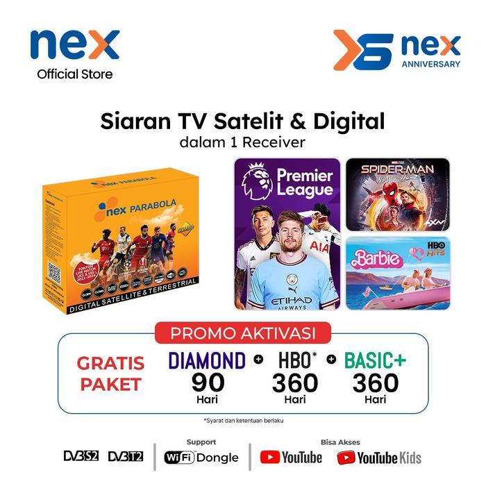 Nex Parabola - Combo Kuning Receiver