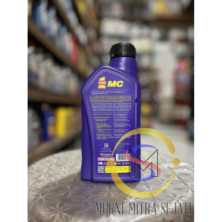 TOP 1 MC Oil 4T Oli SAE 20W-50 TOP1 20W50 20 W 50 1 L