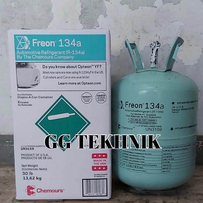 TerbaikGan- Freon R134A R-134A 134A Chemours Usa