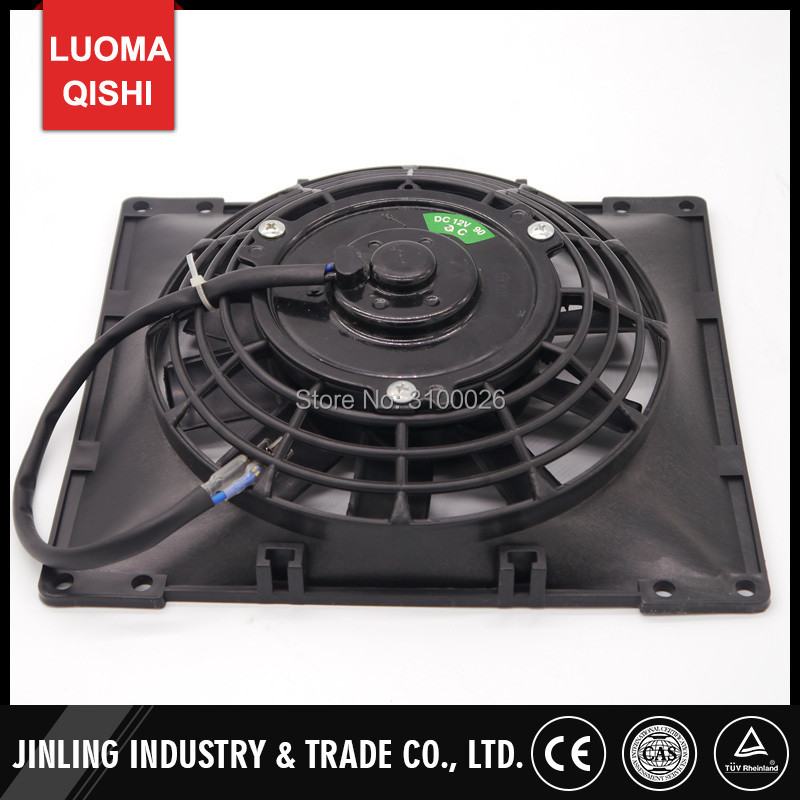 180Mm Radiator Fan 12V Fit For China Atv 200Cc 250Cc 300Cc Atv Utv Go Kart Buggy Quad Bike Motor