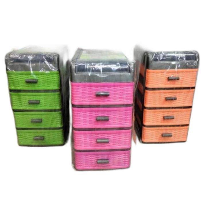 Diskon Rak Mini Container Tiara Susun 4 Plastik - DM