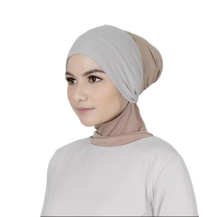 0jf5- Nobby Ciput Bandana Bahan Katun Rayon Ciput Inner Hijab Dalaman Kerudung Turki Anti