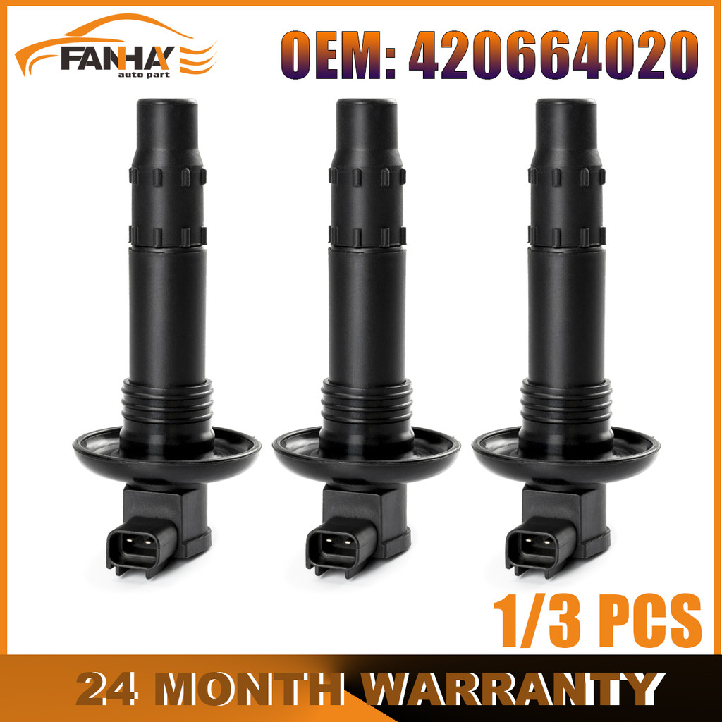 1/3Pcs 420664020 New Ignition Coil Stick For Seadoo Gtistick Gtx Gts Gtr Rxt Rxp Wake 4-Tec 4Tec 130