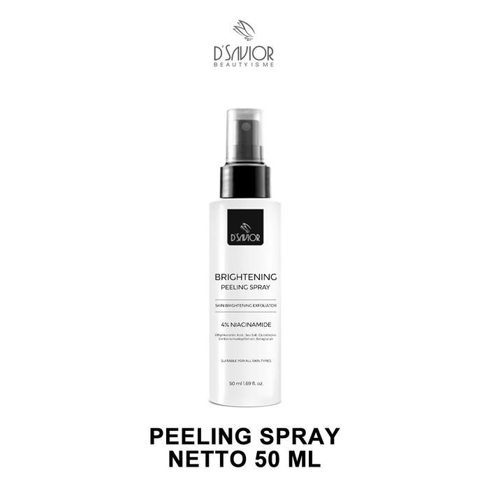 75r2- D'Savior Dsavior D Savior Peeling Spray Pencerah Tubuh Pemutih Badan