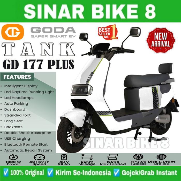 Sepeda Listrik GODA TANK 177 PLUS 1000 Watt Electric E Bike