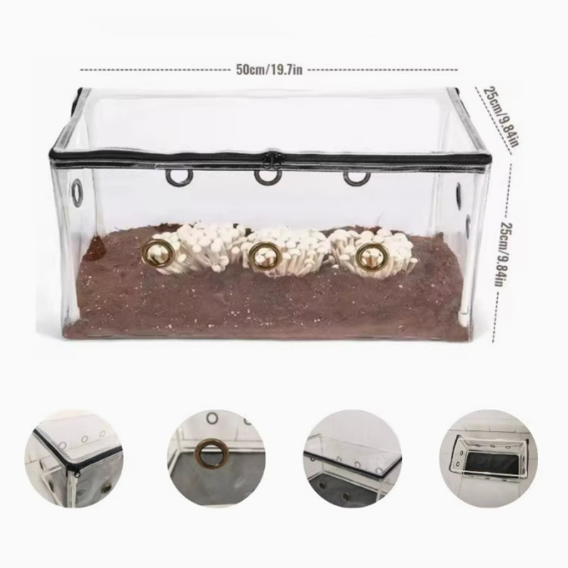 Mushroom Monotub Kit Home Mushroom Grow Kit Mushroom Tent Save Your Mycology Mushroom Grow Bags For