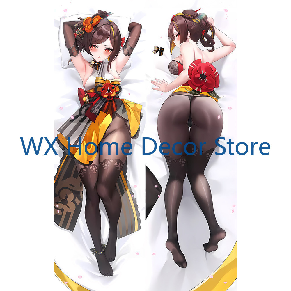 Genshin Impact Chiori Dakimakura Long Hugging Body Pillow Case Anime Pillow Cushion Cover 2WAY