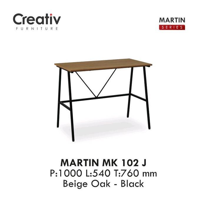 Meja Kerja Kaki Besi Martin Mk102J - Bandung Area Saja