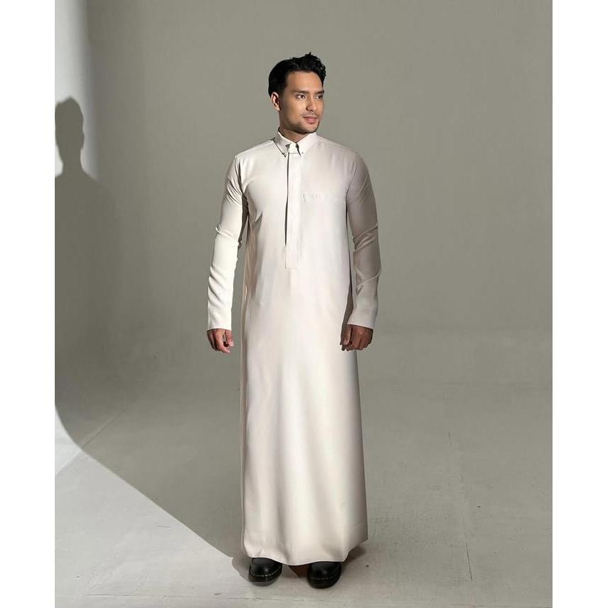 GONEGANI OFFICIAL - GAMIS PRIA KERAH LENGAN PANJANG THALIB THOBE