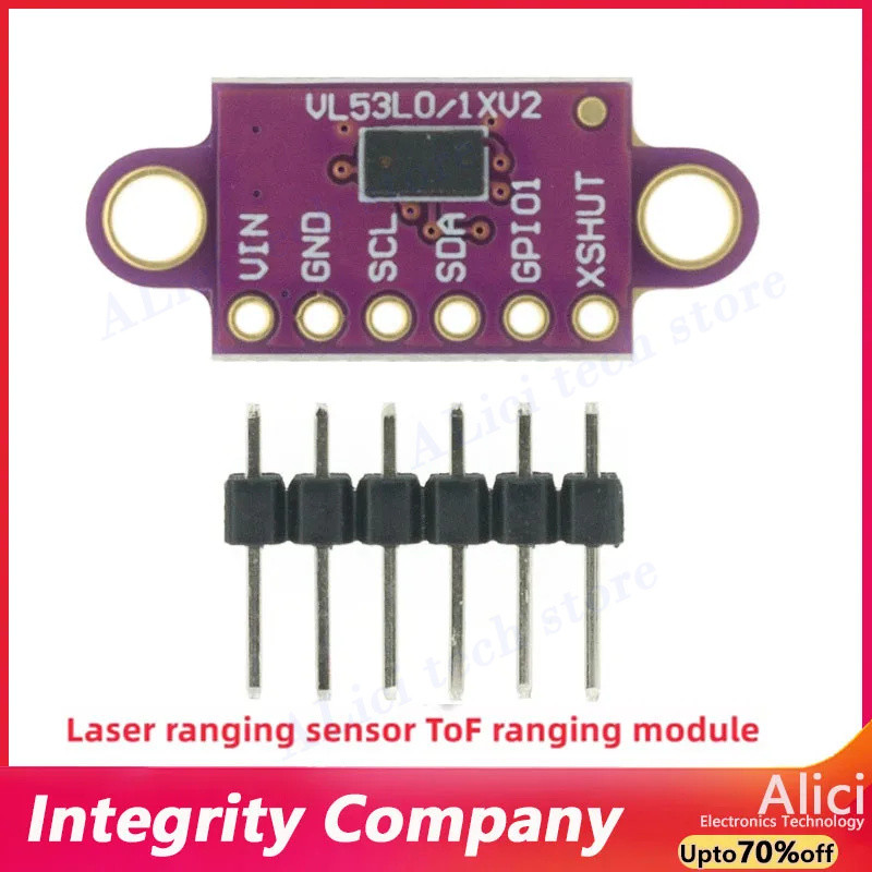 10Pcs Vl53L0Xtime-Of-Flight (Tof) Laser Ranging Sensor Breakout 940Nm Gy-Vl53L0Xv2 Laser Distance