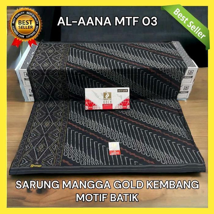 Sarung Mangga Gold Motip Batik Nusantara Motif