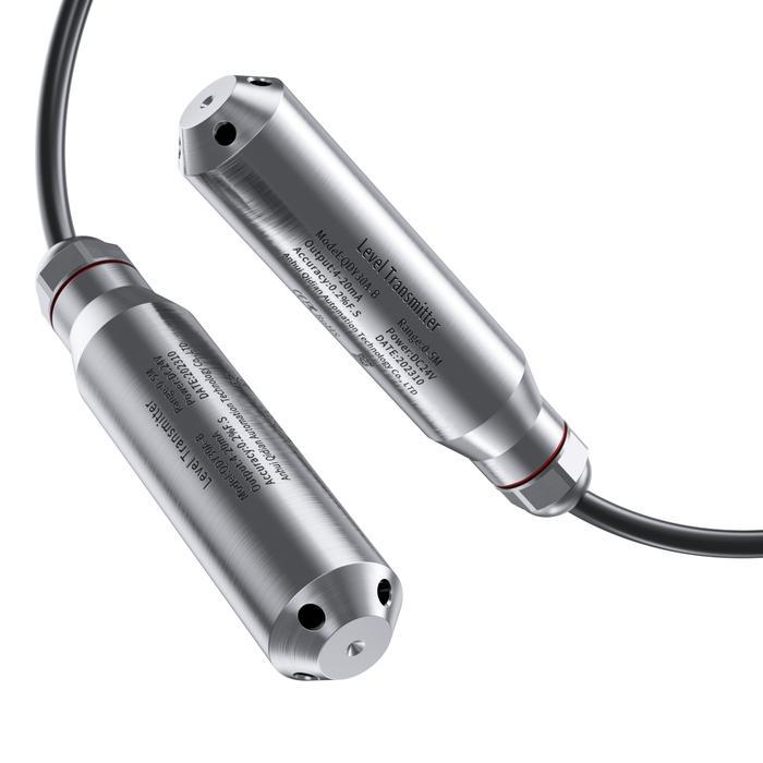 Water Level Transmitter 0-10M Range 4-20Ma 10V 5V 3.3V Rs485 Output 24Vdc Liquid Level Sensor Liquid