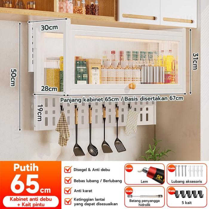 Lemari Dapur Gantung Lemari Dinding Rak Dapur Gantung Dapur Kabinet Dapur Atas Rak Bumbu Dapur
