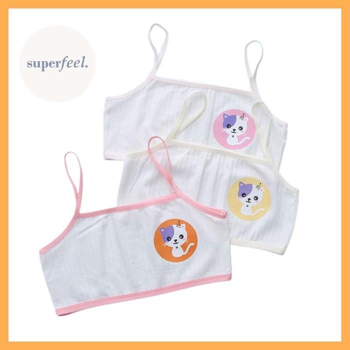 (NYAMAN) MMN SFL MINISET KATUN BRA BH ANAK SEKOLAH KITTEN PEREMPUAN SD SMP MINI SET ANAK KECIL