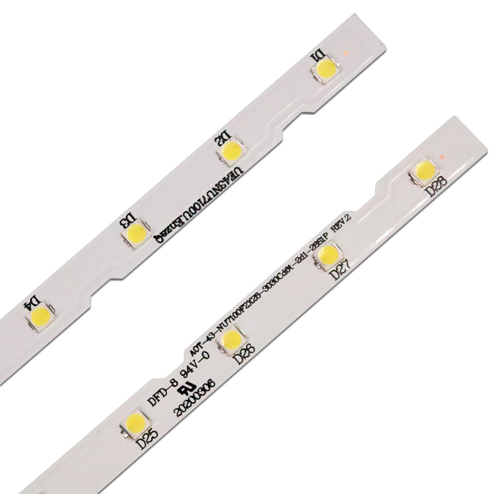 LED Backlight Strip(2) for  43NU7100 UE43NU7100 UN43NU7100 UE43NU7100U AOT_43_NU7100F UE43NU7120U UE