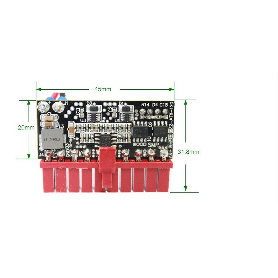 DC DC ATX PSU PICO-BOX DC 12V 20PIN Pico ATX Switch Peak PSU MINI ITX DC to Car ATX PC Power Supply 