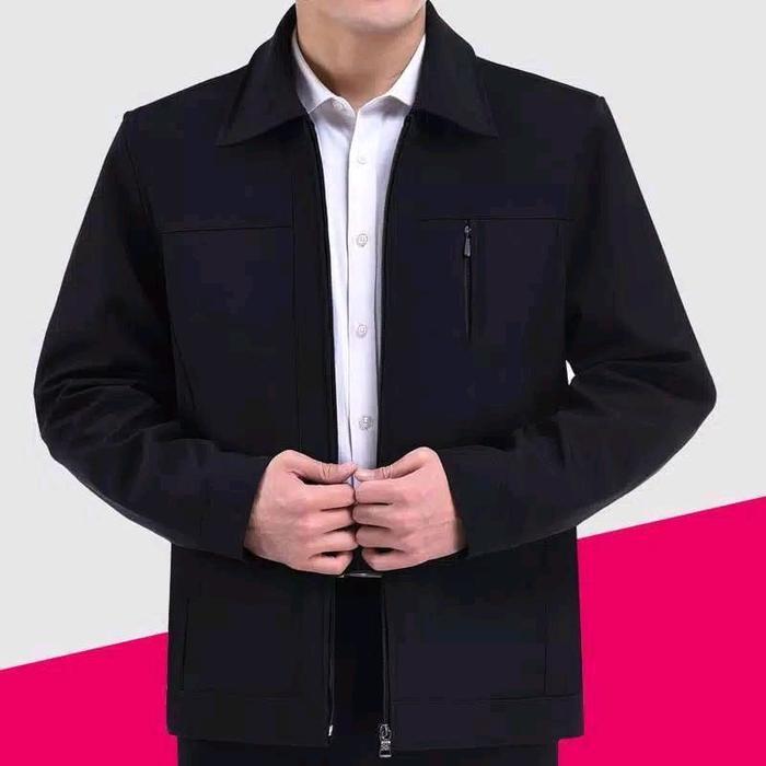 Jaket Formal Pria / Jaket Kantor Pria/Jasket Santri Bahan Dril Ada Ukuran Jumbo