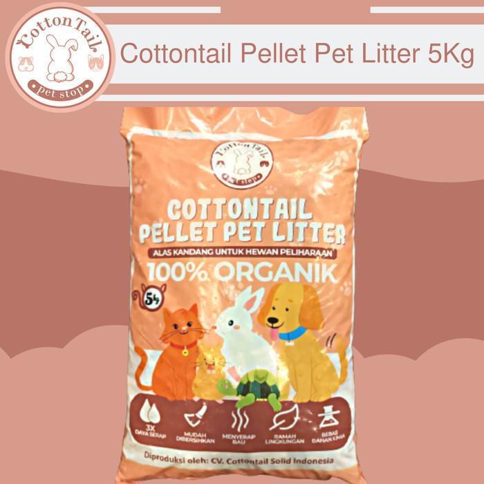 [Voucher] Cottontail Pellet Pet Litter - Wood Cottontail Pellet Pet Litter 5Kg