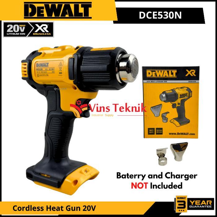 DEWALT DCE 530N Mesin Pemanas Baterai Cordless Hot Gun Heat Gun HotGun 20V DCE530
