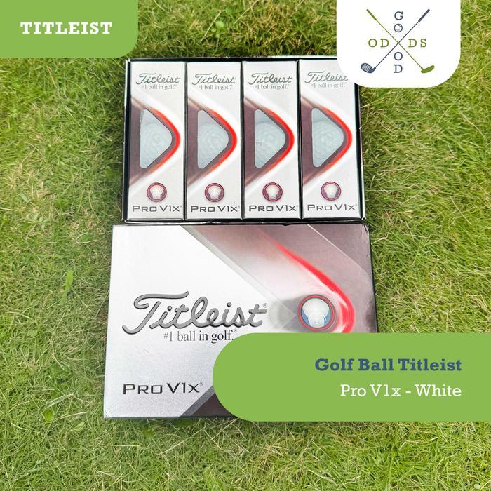 BARU GOLF BALL TITLEIST PRO V1X 4 LAYER BOLA GOLF GOOD ODDS