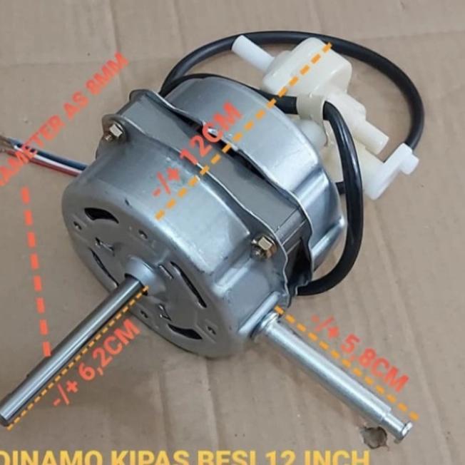 DINAMO KIPAS ANGIN TORNADO 10 - 12 INCH INCI BALING BALING BESI