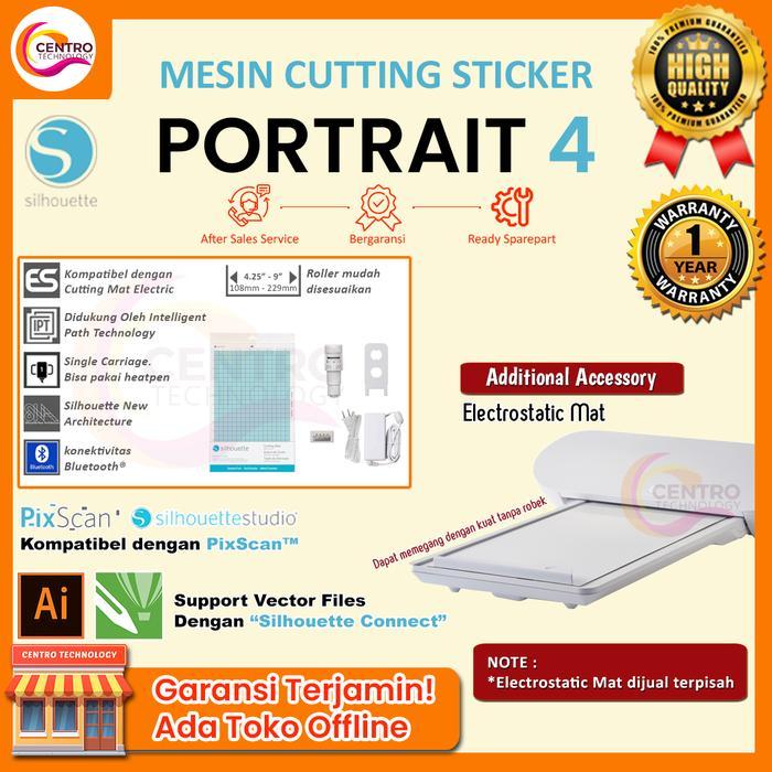 Mesin Cutting Sticker Mini Silhouette Portrait 4 - Ukuran A4 (Bisa Auto Contour Cut)