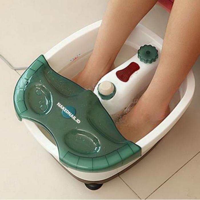 kv3g- Foot Spa Massage Heater + Bubble Alat Rendam Kaki Elektrik Foot Spa Rendam Kaki Heater