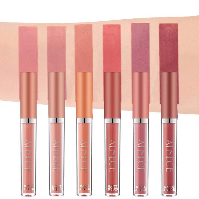 bde1- Cod6Pcs Matte Lipstick Set - Lipstik Matte Tahan Lama Dan Tahan Air Set Lipstik Matte