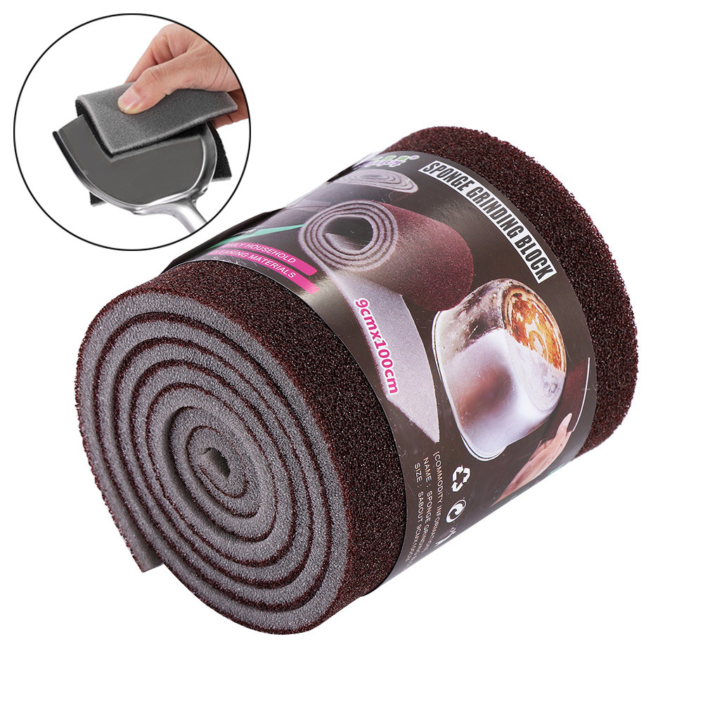 Magic Cleaning Emery Sponge Kitchen Magic Cleaner Rust Rub Pot Cleaning Carborundum Sponge Household
