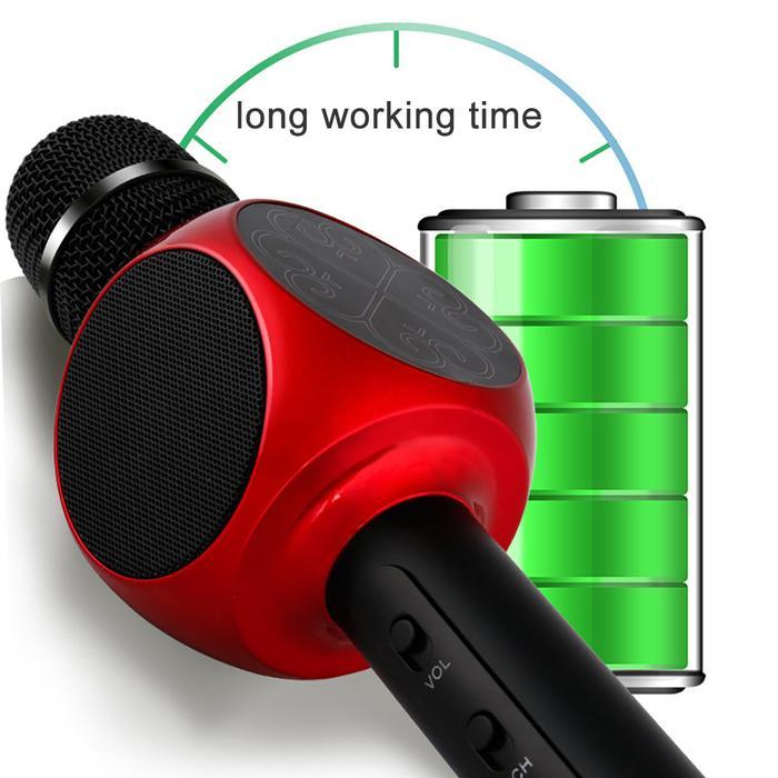 Tntgmusic- Original Su Yosd Mic Karaoke Ys-82 Bluetooth Wireless Microphone Speaker Portable