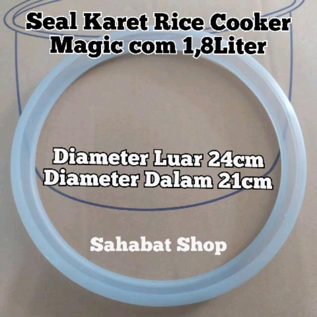 New KARET SEAL TUTUP 1,8LITER UNTUK RICE COOKER /MAGIC COM MIYAKO COSMOS YONGMA DLL