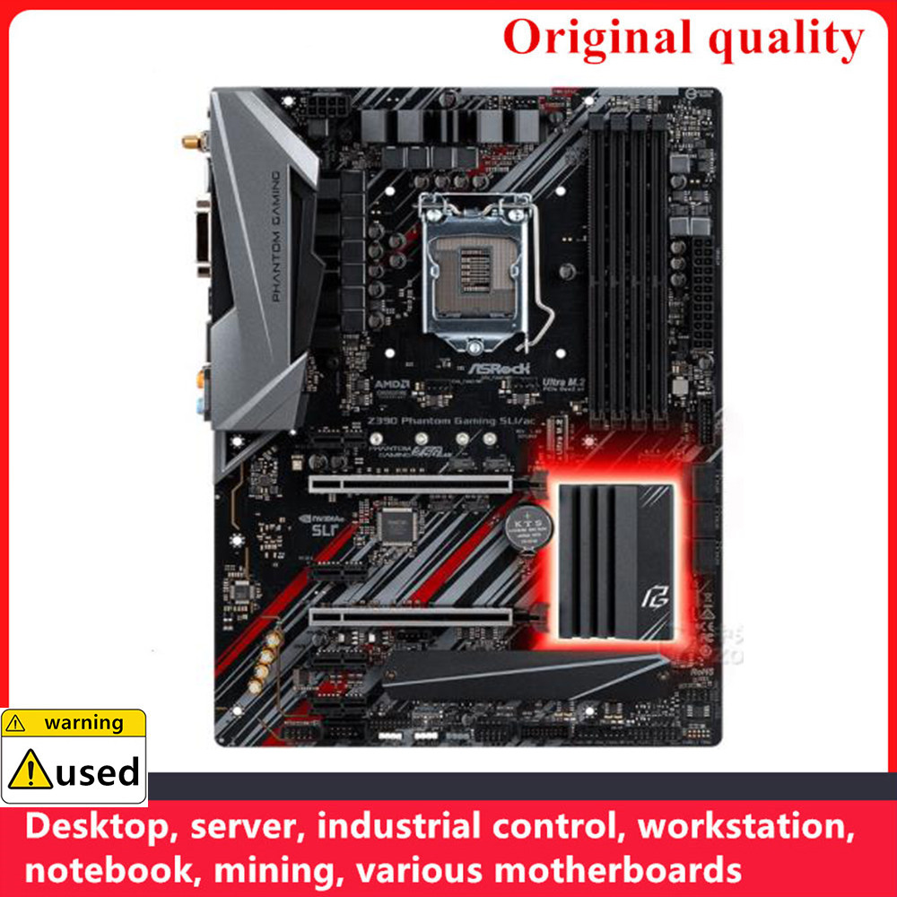Used For ASROCK Z390 Phantom Gaming SLI/ac Motherboards LGA 1151 DDR4 64GB ATX For Intel Z390 Deskto