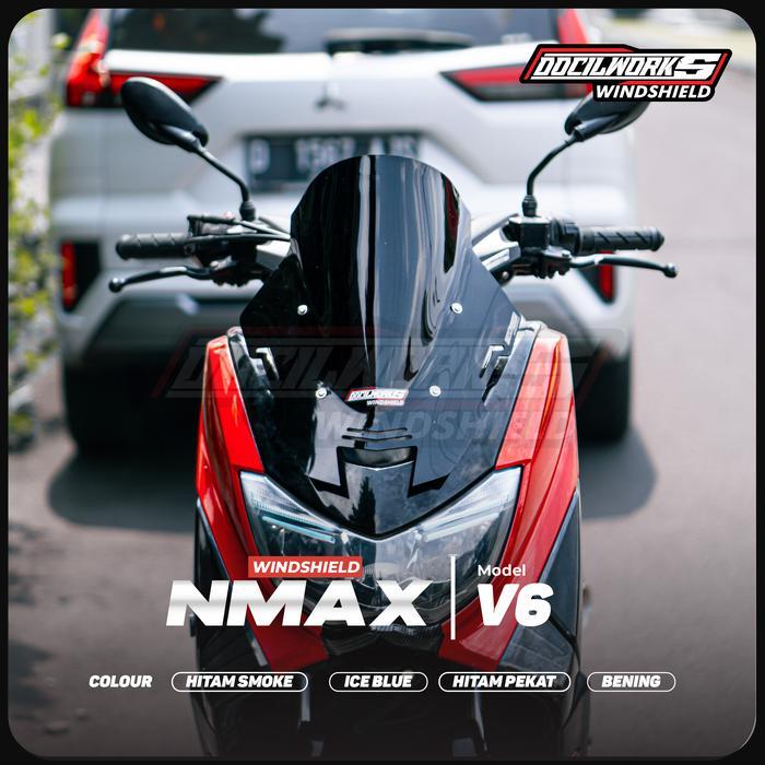 New DOCILWORKS - VISOR WINDSHIELD NMAX MODEL V6