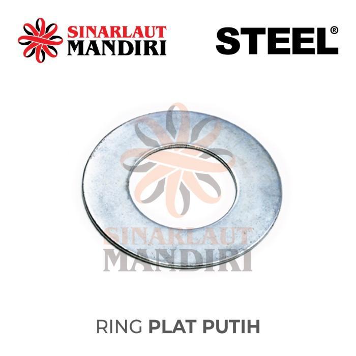 New Ring Plat / Flat Washer / Plate Washer M10 (3/8") - Tebal