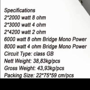 POWER AMPLIFIER ASHLEY PA~2.0 +