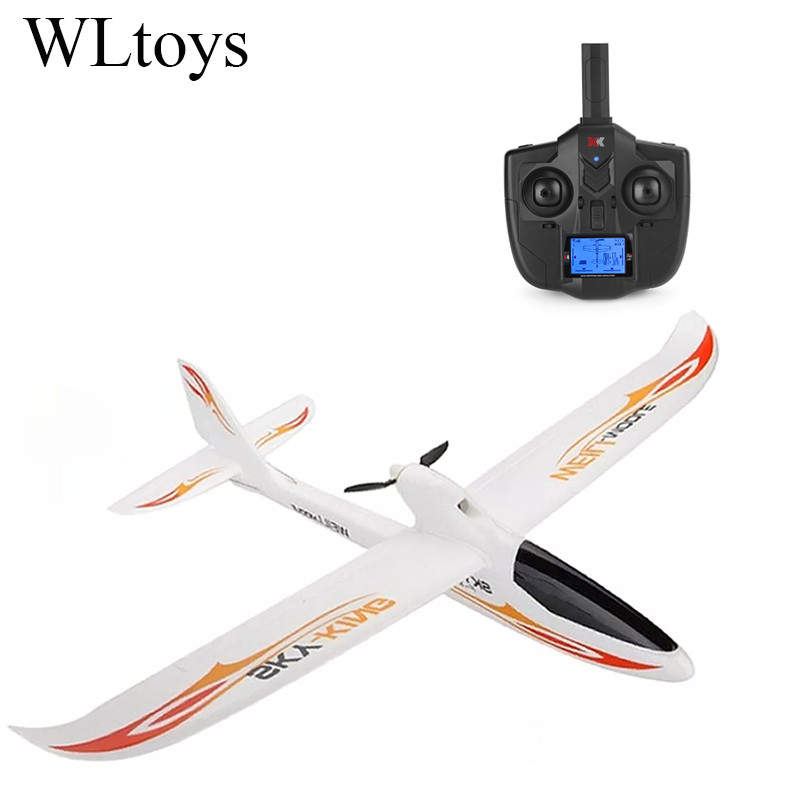 Parkten Wltoys F959s Upgrade F959 With Gyro Sky King 3CH RC Airplane Push-speed Glider RTF Good Same