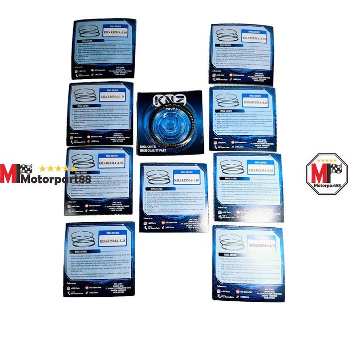 RING PISTON SEHER KARISMA SUPRA X 125 KARBU KIRANA KPH OS STD-200 KNZ