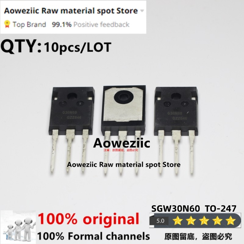 Aoweziic 100% New Imported Original Sgw30N60 G30N60 To-247 Igbt 600V 30A