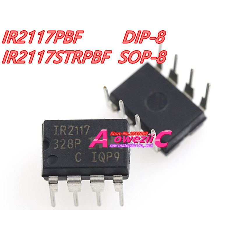 Aoweziic 2021+ 100% New Imported Original Ir2117 Ir2117Pbf Dip-8 / Ir2117Strpbf Ir2117S Ir2117Spbf